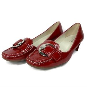 Geox Decollete Bianca Scontati Red Womens Pumps